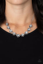 Load image into Gallery viewer, Petunia Palace - Blue and Silver Necklace- Paparazzi Accessories