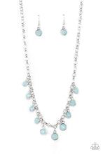 Load image into Gallery viewer, Moonbeam Magic - Blue and Silver Necklace- Paparazzi Accessories