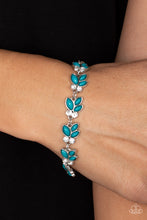 Load image into Gallery viewer, Vineyard Variety - Blue and Silver Bracelet- Paparazzi Accessories