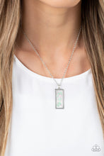 Load image into Gallery viewer, SEA You Around - Green and Silver Necklace- Paparazzi Accessories