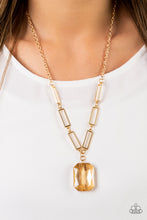 Load image into Gallery viewer, You Better Recognize - Gold Necklace- Paparazzi Accessories