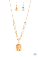 Load image into Gallery viewer, You Better Recognize - Gold Necklace- Paparazzi Accessories