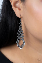 Load image into Gallery viewer, Totally TERRA-ific - Gunmetal Earrings- Paparazzi Accessories