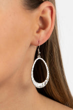 Load image into Gallery viewer, Seafoam Shimmer - Multicolored Silver Earrings- Paparazzi Accessories