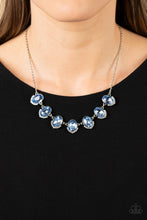Load image into Gallery viewer, Unleash Your Sparkle - Blue and Silver Necklace- Paparazzi Accessories