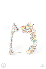 Load image into Gallery viewer, Astronomical Allure - Multicolored Silver Earrings- Paparazzi Accessories