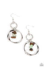 Load image into Gallery viewer, Good-Natured Spirit - Brown and Silver Earrings- Paparazzi Accessories