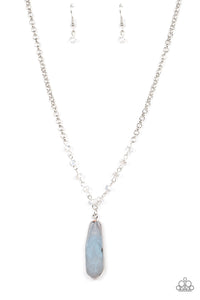 Magical Remedy - Blue and Silver Necklace- Paparazzi Accessories