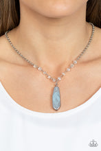 Load image into Gallery viewer, Magical Remedy - Blue and Silver Necklace- Paparazzi Accessories