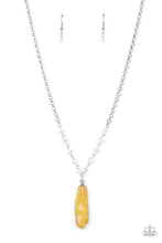Load image into Gallery viewer, Magical Remedy - Yellow and Silver Necklace- Paparazzi Accessories