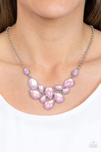 Load image into Gallery viewer, Keeps GLOWING and GLOWING - Pink and Silver Necklace- Paparazzi Accessories