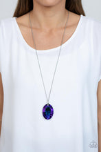 Load image into Gallery viewer, Celestial Essence - Blue and Silver Necklace- Paparazzi Accessories