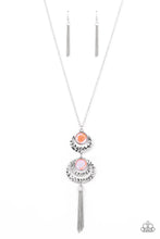 Load image into Gallery viewer, Limitless Luster - Orange and Silver Necklace- Paparazzi Accessories