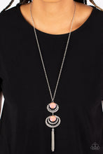 Load image into Gallery viewer, Limitless Luster - Orange and Silver Necklace- Paparazzi Accessories