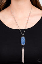 Load image into Gallery viewer, Southern Stroll - Blue and Silver Necklace- Paparazzi Accessories