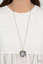 Load image into Gallery viewer, Prismatically Twitterpated - Silver Necklace- Paparazzi Accessories