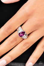 Load image into Gallery viewer, Dive into Oblivion - Pink and Silver Ring- Paparazzi Accessories