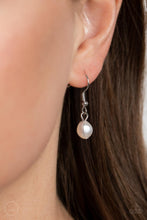 Load image into Gallery viewer, Offshore Oasis - White and Silver Necklace- Paparazzi Accessories