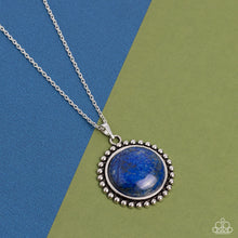 Load image into Gallery viewer, Sonoran Summer - Blue and Silver Necklace- Paparazzi Accessories