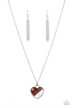 Load image into Gallery viewer, Nautical Romance - Brown and Silver Necklace- Paparazzi Accessories