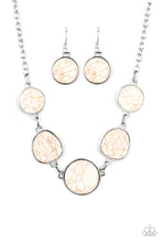 Load image into Gallery viewer, Santa Fe Flats - White and Silver Necklace- Paparazzi Accessories