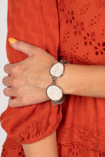 Load image into Gallery viewer, Flat Out Frontier - White and Silver Bracelet- Paparazzi Accessories