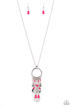 Load image into Gallery viewer, Totally Trolling - Pink and Silver Necklace- Paparazzi Accessories