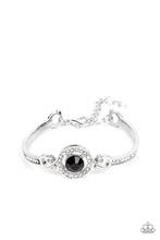 Load image into Gallery viewer, Focused and Fabulous - Black and Silver Bracelet- Paparazzi Accessories