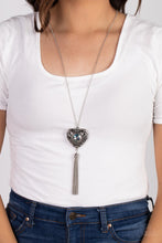 Load image into Gallery viewer, Prismatic Passion - Green and Silver Necklace- Paparazzi Accessories