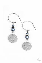 Load image into Gallery viewer, Artificial STARLIGHT - Blue and Silver Earrings- Paparazzi Accessories