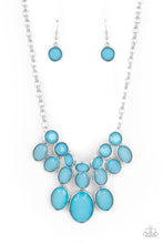 Load image into Gallery viewer, Delectable Daydream - Blue and Silver Necklace- Paparazzi Accessories