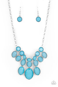 Delectable Daydream - Blue and Silver Necklace- Paparazzi Accessories