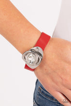Load image into Gallery viewer, Pasadena Prairies - White and Red Wrap- Paparazzi Accessories