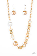 Load image into Gallery viewer, Celestially Celtic - Gold Necklace- Paparazzi Accessories