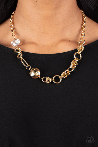 Celestially Celtic - Gold Necklace- Paparazzi Accessories