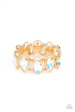 Load image into Gallery viewer, The Sparkle Society - Multicolored Gold Bracelet- Paparazzi Accessories