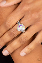 Load image into Gallery viewer, Committed to Cupid - Multicolored Silver Ring- Paparazzi Accessories