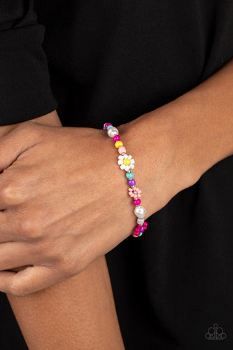 Groovy Gerberas - Pink Multicolored Bracelet- Paparazzi Accessories
