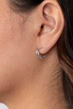 Load image into Gallery viewer, Charming Crescents - Silver Earrings- Paparazzi Accessories