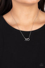 Load image into Gallery viewer, Hugs and Kisses - Silver Necklace- Paparazzi Accessories