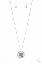 Load image into Gallery viewer, Mother Dear - White and Silver Necklace- Paparazzi Accessories