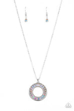 Load image into Gallery viewer, Clique Couture - Multicolored Silver Necklace- Paparazzi Accessories