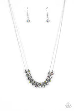 Load image into Gallery viewer, Shimmering High Society - Silver Necklace- Paparazzi Accessories