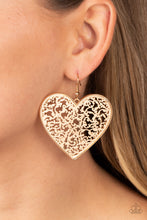 Load image into Gallery viewer, Fairest in the Land - Gold Earrings- Paparazzi Accessories