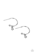 Load image into Gallery viewer, Modern Model - Silver Earrings- Paparazzi Accessories