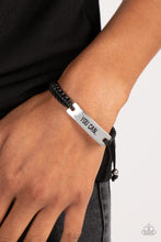 Load image into Gallery viewer, Beyond Belief - Black and Silver Bracelet- Paparazzi Accessories
