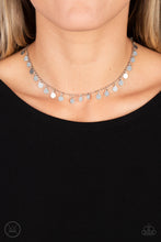 Load image into Gallery viewer, Champagne Catwalk - Silver Necklace- Paparazzi Accessories