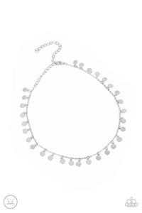 Champagne Catwalk - Silver Necklace- Paparazzi Accessories