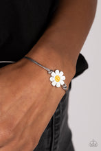 Load image into Gallery viewer, DAISY Little Thing - Yellow and Silver Bracelet- Paparazzi Accessories