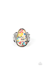 Load image into Gallery viewer, Bodacious Babe - Yellow and Silver Ring- Paparazzi Accessories